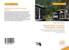 Bookcover of West Side Lumber Company railway