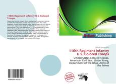 Capa do livro de 116th Regiment Infantry U.S. Colored Troops 