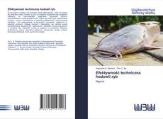Copertina di Efektywność techniczna hodowli ryb