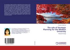 Buchcover von The role of Strategic Planning for the Modern University
