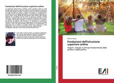 Buchcover von Fondazioni dell'istruzione superiore online