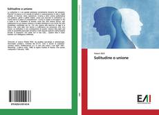 Buchcover von Solitudine o unione