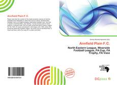 Portada del libro de Annfield Plain F.C.