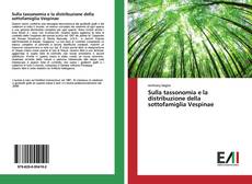 Bookcover of Sulla tassonomia e la distribuzione della sottofamiglia Vespinae