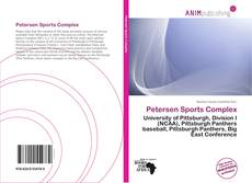 Capa do livro de Petersen Sports Complex 