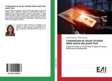 Buchcover von L'estensione di alcuni risultati della teoria dei punti fissi