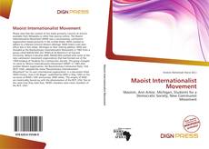 Bookcover of Maoist Internationalist Movement