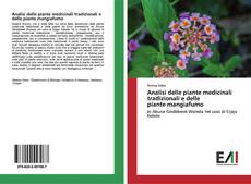 Buchcover von Analisi delle piante medicinali tradizionali e delle piante mangiafumo