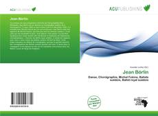 Buchcover von Jean Börlin