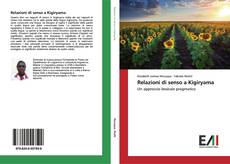 Buchcover von Relazioni di senso a Kigiryama