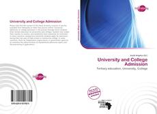 University and College Admission kitap kapağı