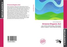 Buchcover von Arizona Organic Act