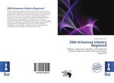 Copertina di 29th Arkansas Infantry Regiment