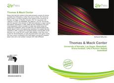 Buchcover von Thomas & Mack Center