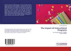 Borítókép a  The Impact of Instructional Programs - hoz