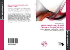 Buchcover von Democratic and Social Centre – People's Party