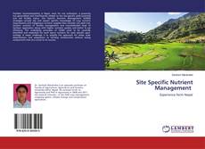 Bookcover of Site Specific Nutrient Management