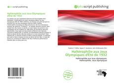 Bookcover of Haltérophilie aux Jeux Olympiques d'Été de 1932