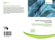 Buchcover von WHO Surgical Safety Checklist