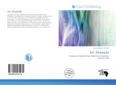 Portada del libro de Ali Ahamada