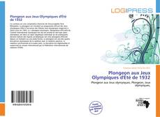 Plongeon aux Jeux Olympiques d'Été de 1932 kitap kapağı