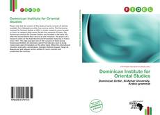 Capa do livro de Dominican Institute for Oriental Studies 