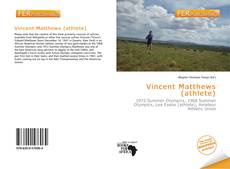 Bookcover of Vincent Matthews (athlete)