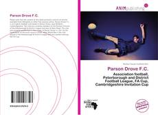 Capa do livro de Parson Drove F.C. 