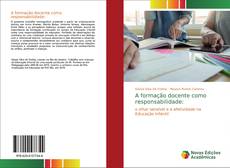 Portada del libro de A formação docente como responsabilidade: