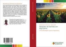 Portada del libro de Relações de Sentido em Kigiryama