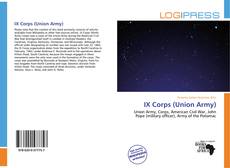 IX Corps (Union Army) kitap kapağı