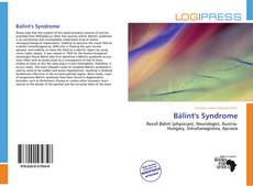 Bálint's Syndrome kitap kapağı