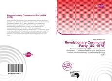 Couverture de Revolutionary Communist Party (UK, 1978)
