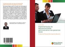 Portada del libro de Implementação da descentralização administrativa nos governos locais
