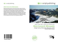 Bookcover of West Concord, Minnesota