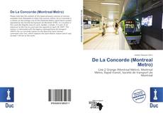 De La Concorde (Montreal Metro) kitap kapağı
