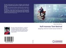 Buchcover von Kafi-noonoo Text Retrival