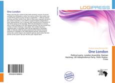 Bookcover of One London