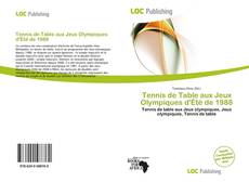 Tennis de Table aux Jeux Olympiques d'Été de 1988 kitap kapağı