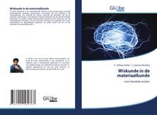 Couverture de Wiskunde in de materiaalkunde