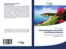 Bookcover of Plantaardige bio-pesticiden in landbouwsystemen