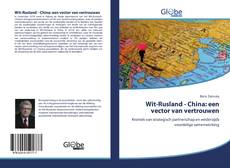 Buchcover von Wit-Rusland - China: een vector van vertrouwen