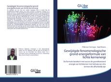 Buchcover von Gewijzigde fenomenologische grond-energieformule van lichte kernenergi