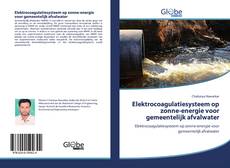 Portada del libro de Elektrocoagulatiesysteem op zonne-energie voor gemeentelijk afvalwater