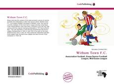 Capa do livro de Witham Town F.C. 