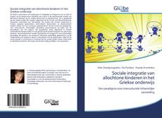 Capa do livro de Sociale integratie van allochtone kinderen in het Griekse onderwijs 