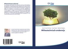 Bookcover of Milieutechnisch onderwijs
