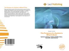 Capa do livro de The Purpose of a System is What It Does 