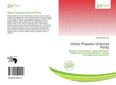 Buchcover von Ulster Popular Unionist Party