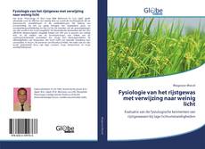 Buchcover von Fysiologie van het rijstgewas met verwijzing naar weinig licht